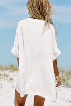 Load image into Gallery viewer, Lace tassel design beach coverup
