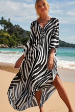 Load image into Gallery viewer, Zebra Pattern Loose Fit dress
