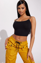 Load image into Gallery viewer, Chantelle Cropped Cami - Black
