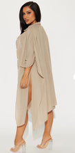 Load image into Gallery viewer, Cover-Up Kimono Taupe
