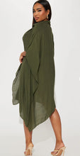 Load image into Gallery viewer, Cover-Up Kimono Olive
