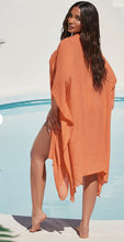 Load image into Gallery viewer, Cover-Up Kimono Orange
