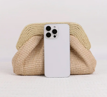 Load image into Gallery viewer, Woven Straw bag Beige
