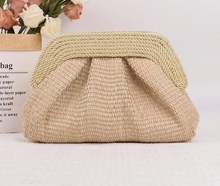 Load image into Gallery viewer, Woven Straw bag Beige
