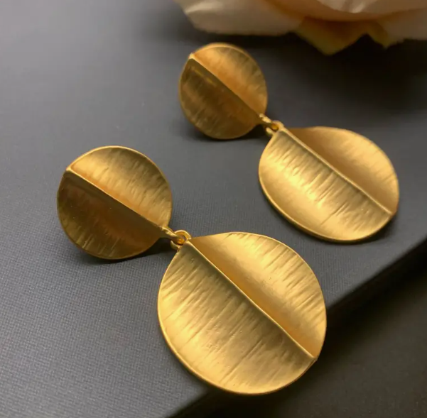 French Minimalist Vintage Style Earings