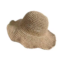 Load image into Gallery viewer, Floppy Straw Hat
