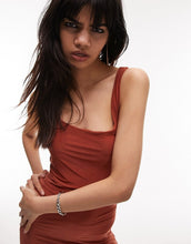 Load image into Gallery viewer, Top Shop Orange Bodycon Dress
