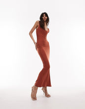 Load image into Gallery viewer, Top Shop Orange Bodycon Dress
