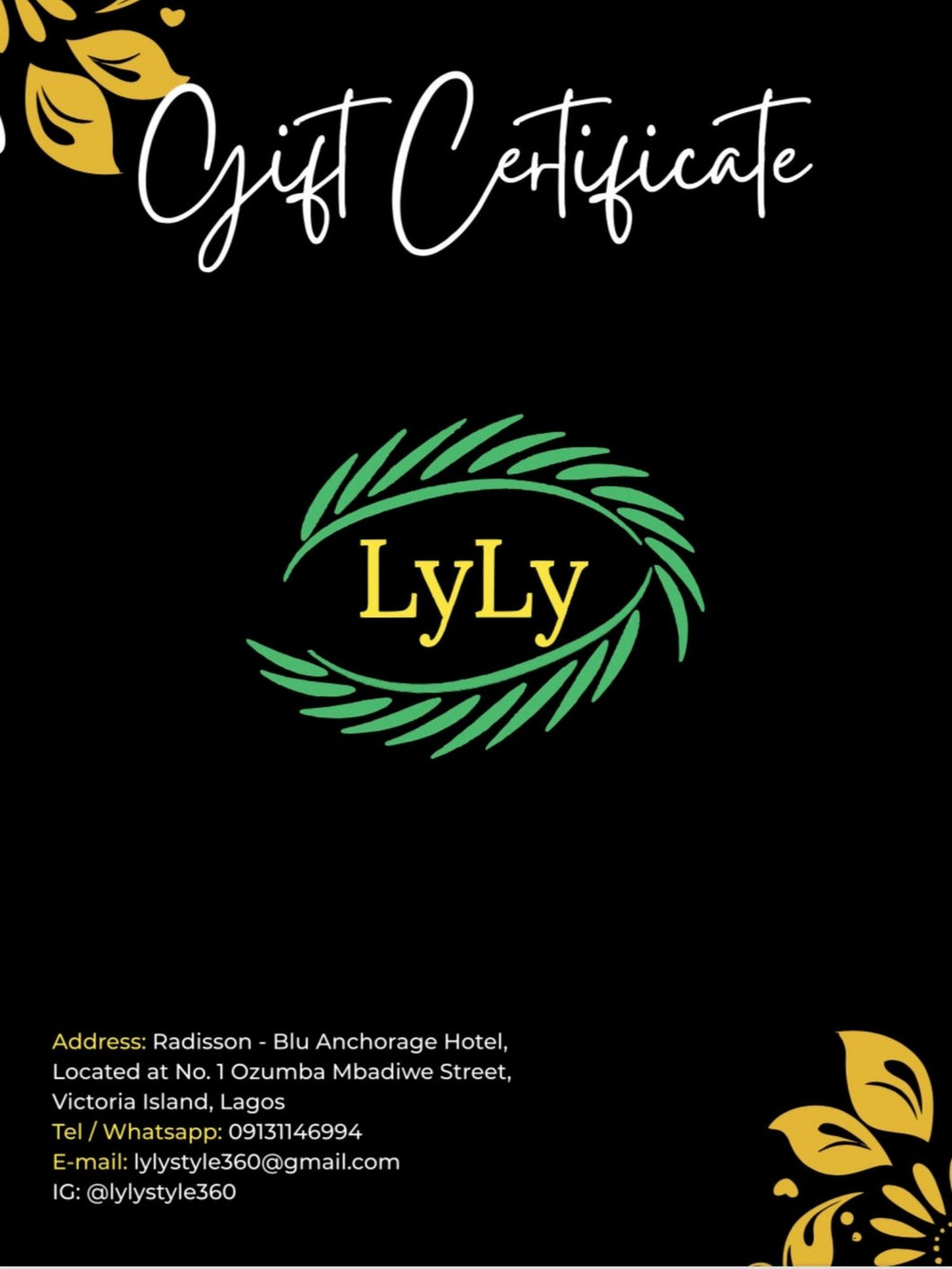 Lyly Style Gift Card