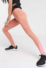 Load image into Gallery viewer, NIKE SPORT LEGGINGS WITH PINK DETAILS
