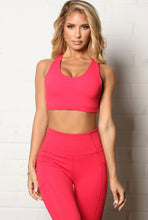 Load image into Gallery viewer, SPORTSBRA IN POWER FLEX PINK RED
