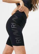 Load image into Gallery viewer, River island active logo leggings shorts
