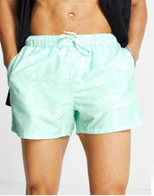 Load image into Gallery viewer, Design swim shorts with face print
