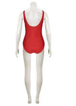 Load image into Gallery viewer, DKNY Red Ruched Swimsuit
